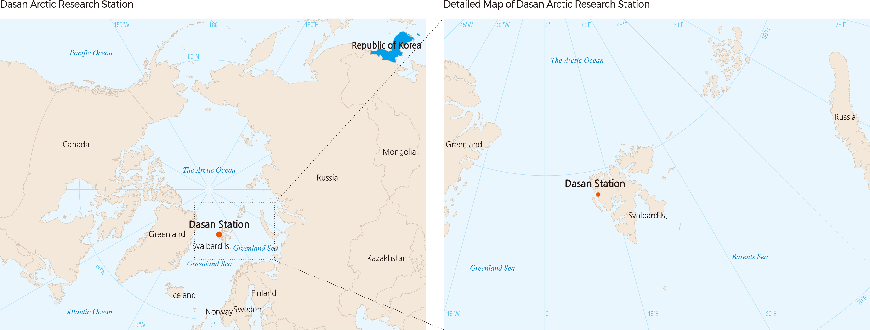 Dasan Arctic Research Station / Detailed Map of Dasan Arctic Research Station