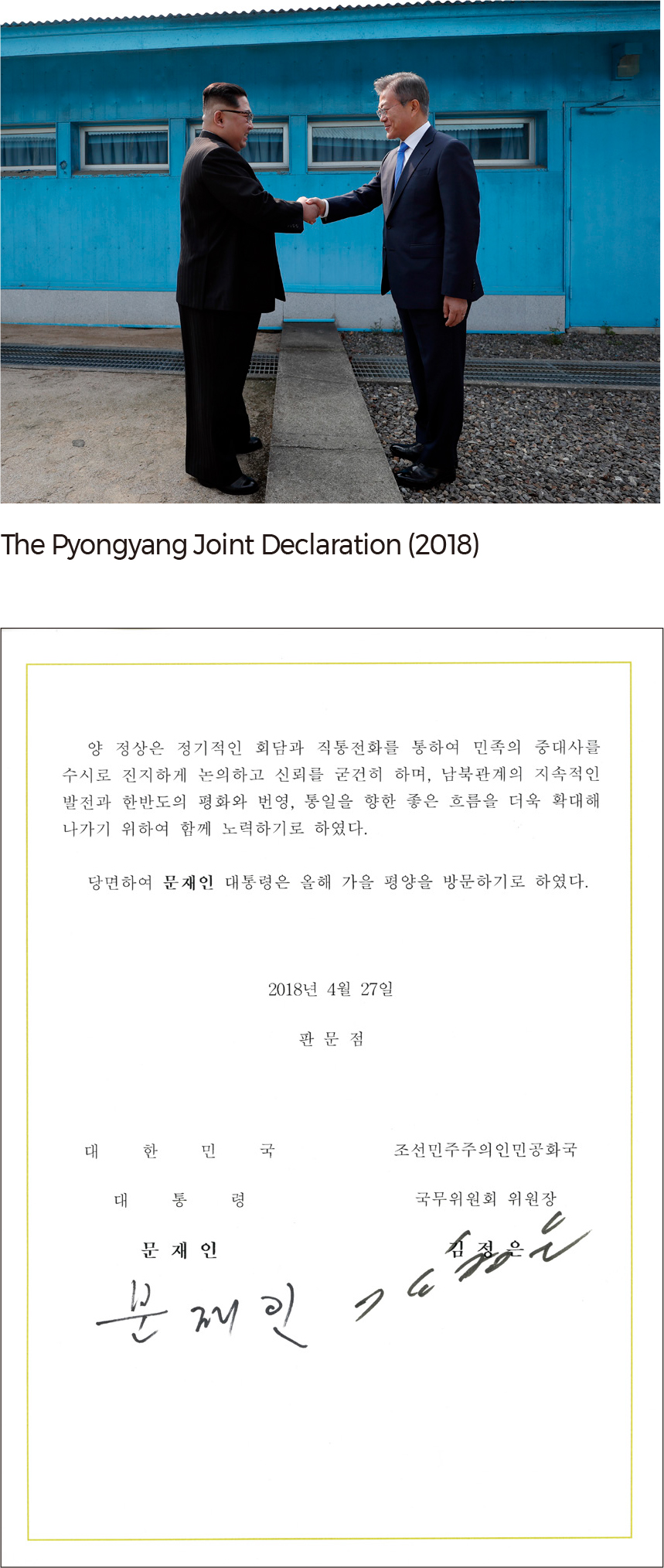 The Pyongyang Joint Declaration (2018)