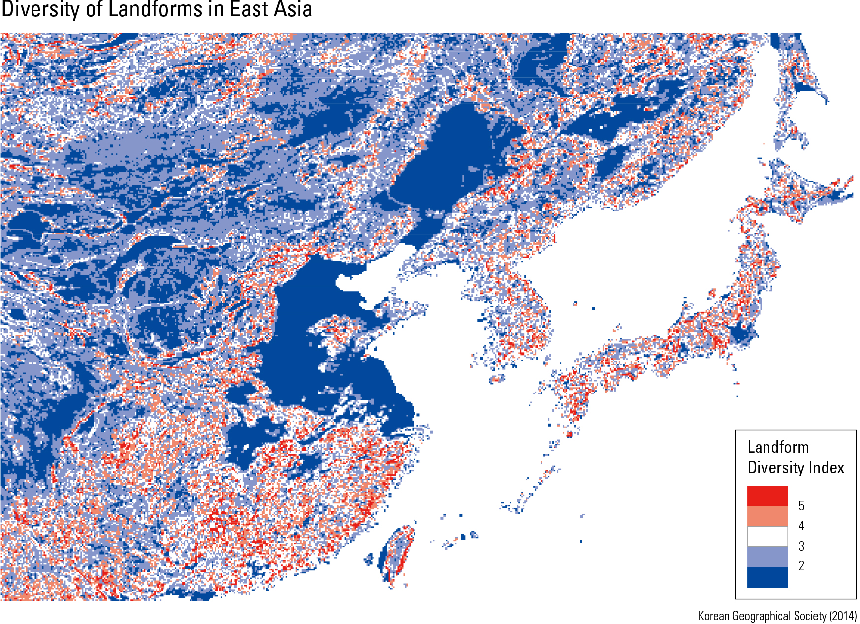 Diversity of Landforms in East Asia