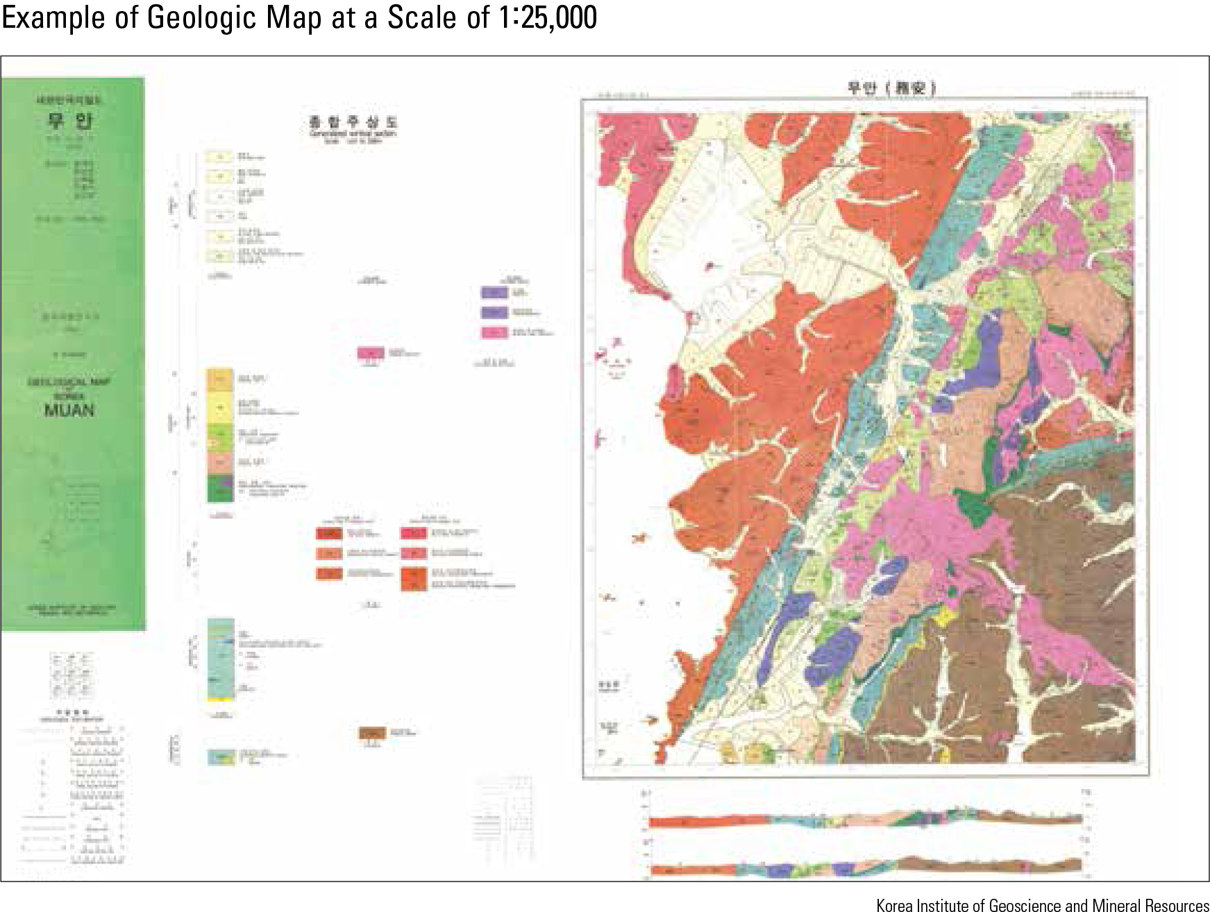 Example of Geologic Map at a Scale of 1:25,000